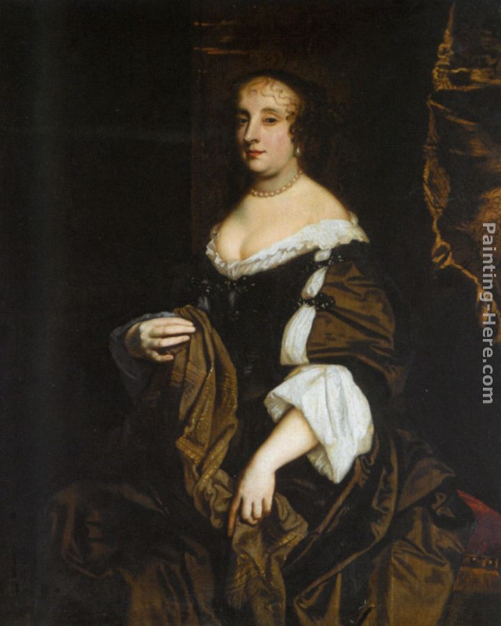 Portrait of a Lady painting - Sir Peter Lely Portrait of a Lady art painting